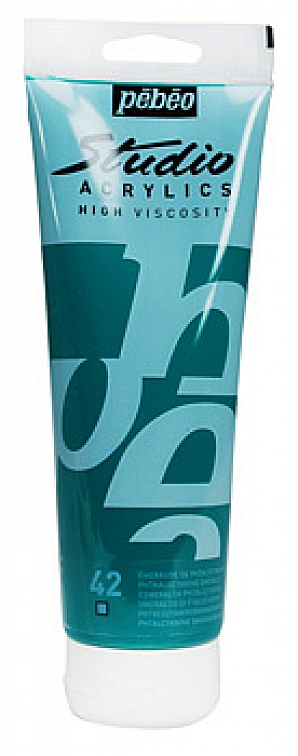 Studio Acrylic 100 ml, 42 Phthalocyanine green