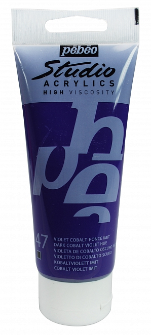 Studio Acrylic 100 ml, 47 Dark cobalt violet hue