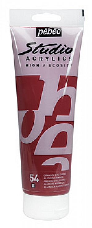 Studio Acrylic 100 ml, 54 Alisarin crimson