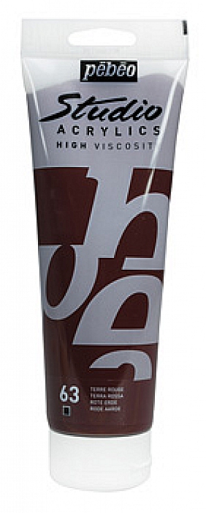 Studio Acrylic 100 ml, 63 Terra rossa