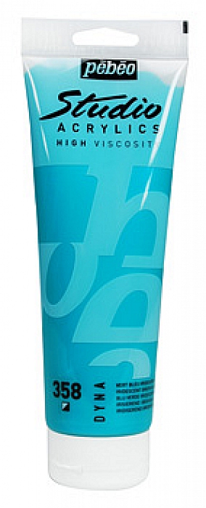 Studio Acrylic 100 ml, 358 Iridescent green blue