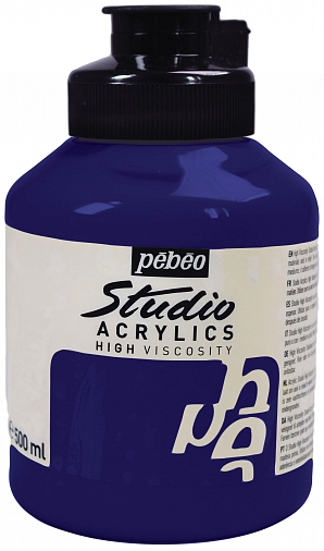 Studio Acrylic 500 ml, Dark ultramarine blue