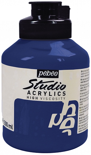 Studio Acrylic 500 ml, Phthalocyanine blue