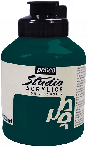 Studio Acrylic 500 ml, Phthalocyanine green