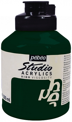Studio Acrylic 500 ml, Hooker's green