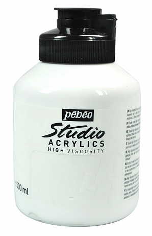 Studio Acrylic 500 ml, Titanium white