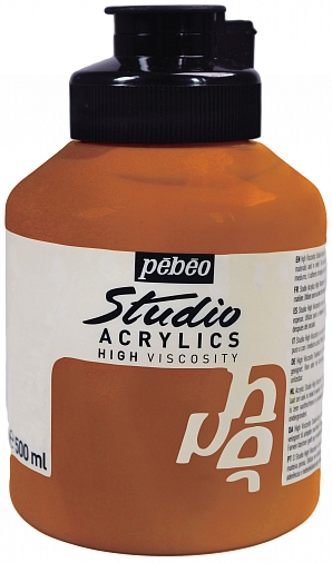 Studio Acrylic 500 ml, Iridescent copper