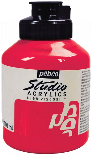 Studio Acrylic 500 ml, Vivid pink