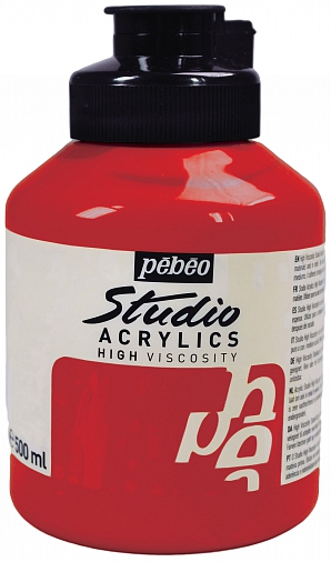 Studio Acrylic 500 ml, Iridescent red blue