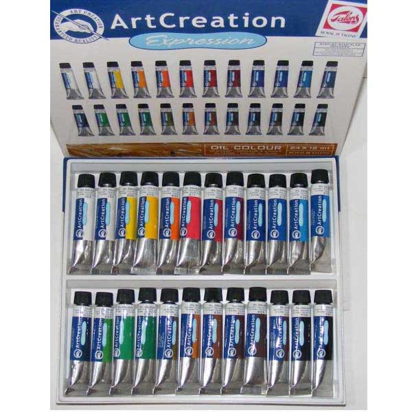 Olejové farby ArtCreation Expression - sada 24 x 12 ml
