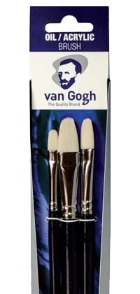 Štetce pre olej a akryl Van Gogh 297/298/299 - set 3ks