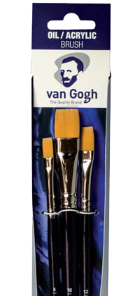 Štetce pre olej/akryl/kvaš Van Gogh 294 - set 3ks