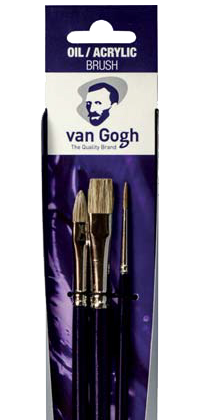 Štetce pre olej a akryl Van Gogh mix set 232/234/235 - 3ks