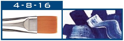 Štetce pre olej/akryl/kvaš ArtCreation - sada 3 ks