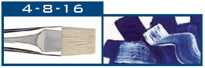 Štetce pre olej/akryl/kvaš ArtCreation - sada 3 ks