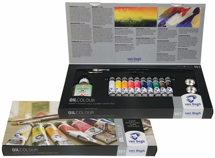 Olejové farby Van Gogh - Combi set 10 x 20 ml