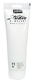 Studio Acrylic 100 ml, 11 Titanium white