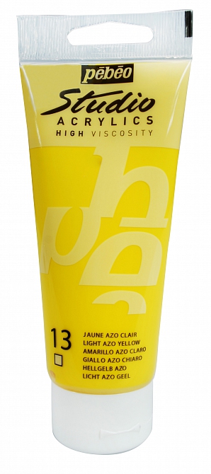 Studio Acrylic 100 ml, 13 Light azo yellow