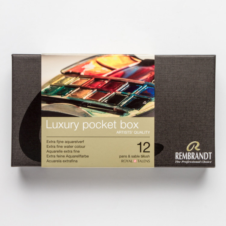 Akvarelové farby REMBRANDT - základny set 12 kalíškov