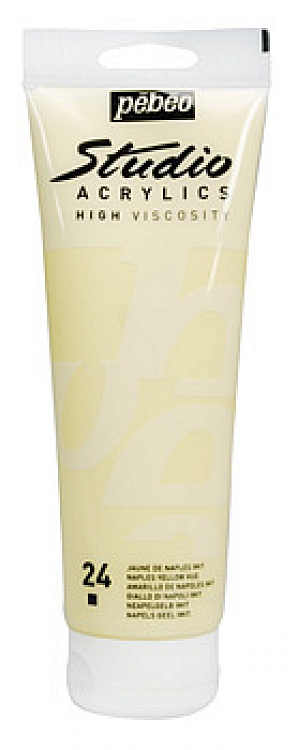 Studio Acrylic 100 ml, 24 Naples yellow hue