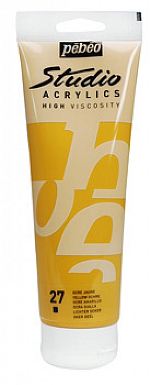 Studio Acrylic 100 ml, 27 Yellow ochre