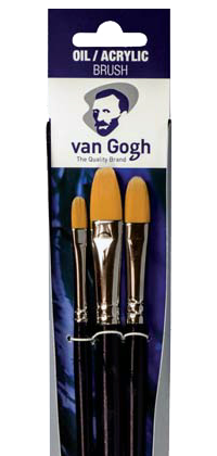 Štetce pre olej a akryl Van Gogh 294/295/296 - set 3ks
