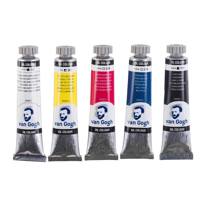 Olejové farby Van Gogh - primary mixing set 5 x 40 ml
