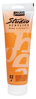 Studio Acrylic 100 ml, 52 Dark cadmium yellow hue