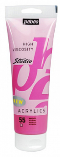 Studio Acrylic 100 ml, 55 Azo pink