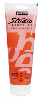 Studio Acrylic 100 ml, 353 Iridescent orange yellow