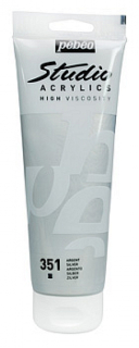 Studio Acrylic 100 ml, 351 Iridescent silver