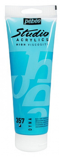 Studio Acrylic 100 ml, 357 Iridescent blue green