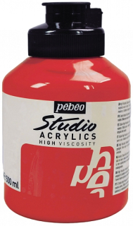 Studio Acrylic 500 ml, Cadmium red hue