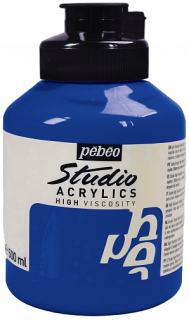 Studio Acrylic 500 ml, Primary cyan