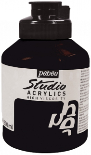 Studio Acrylic 500 ml, Burnt umber