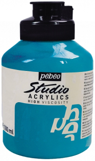 Studio Acrylic 500 ml, Iridescent blue green