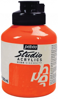 tudio Acrylic 500 ml, Fluorescent orange
