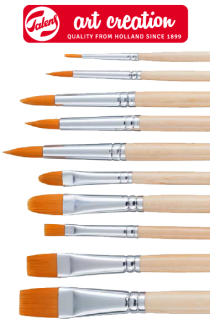 Štetce pre olej/akryl/kvaš ArtCreation - sada 10 ks