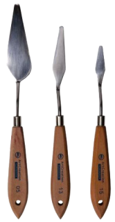 Umelecké maliarske špachtle - 3 dielny SET