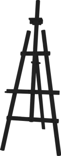 Maliarsky stojan ateliérový trojnožka - Isabel 055M Black