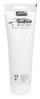 Studio Acrylic 100 ml, 11 Titanium white