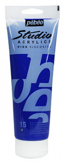Studio Acrylic 100 ml, 15 Dark ultramarine blue