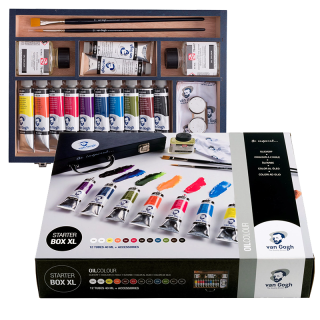 Van Gogh olejový Starter Box XL 12 x 40 ml + príslušenstvo