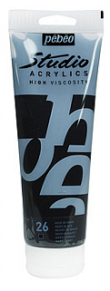 Studio Acrylic 100 ml, 26 Mars black